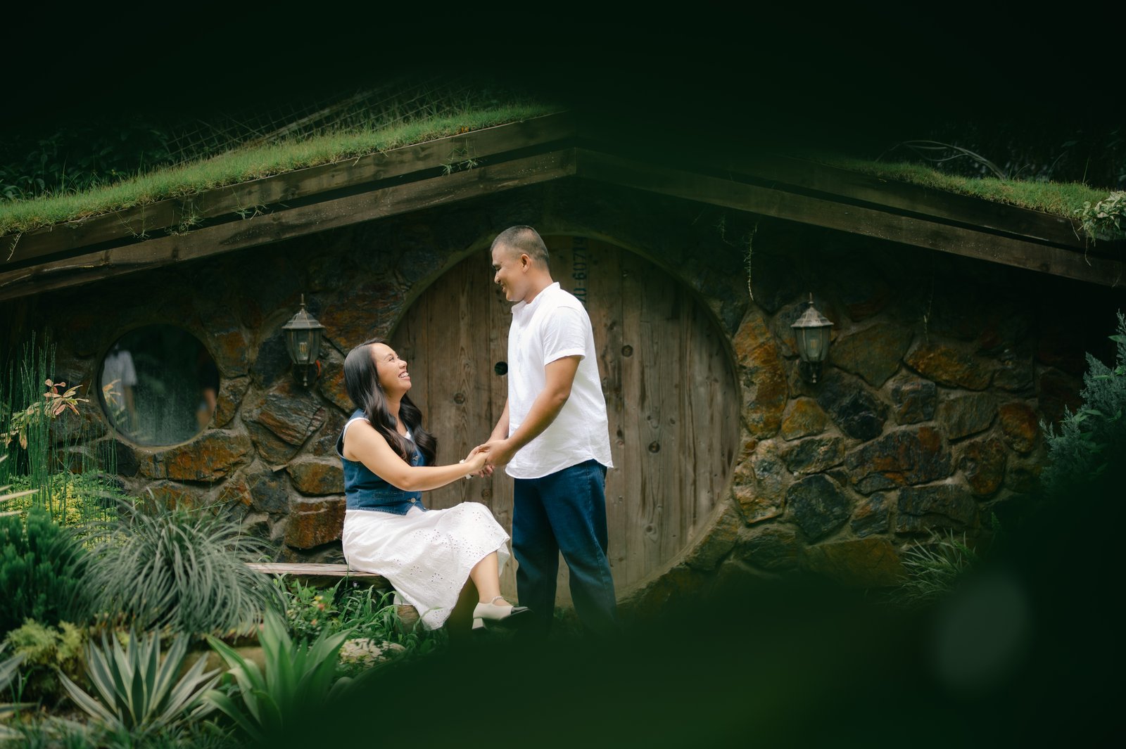 Garden walk together