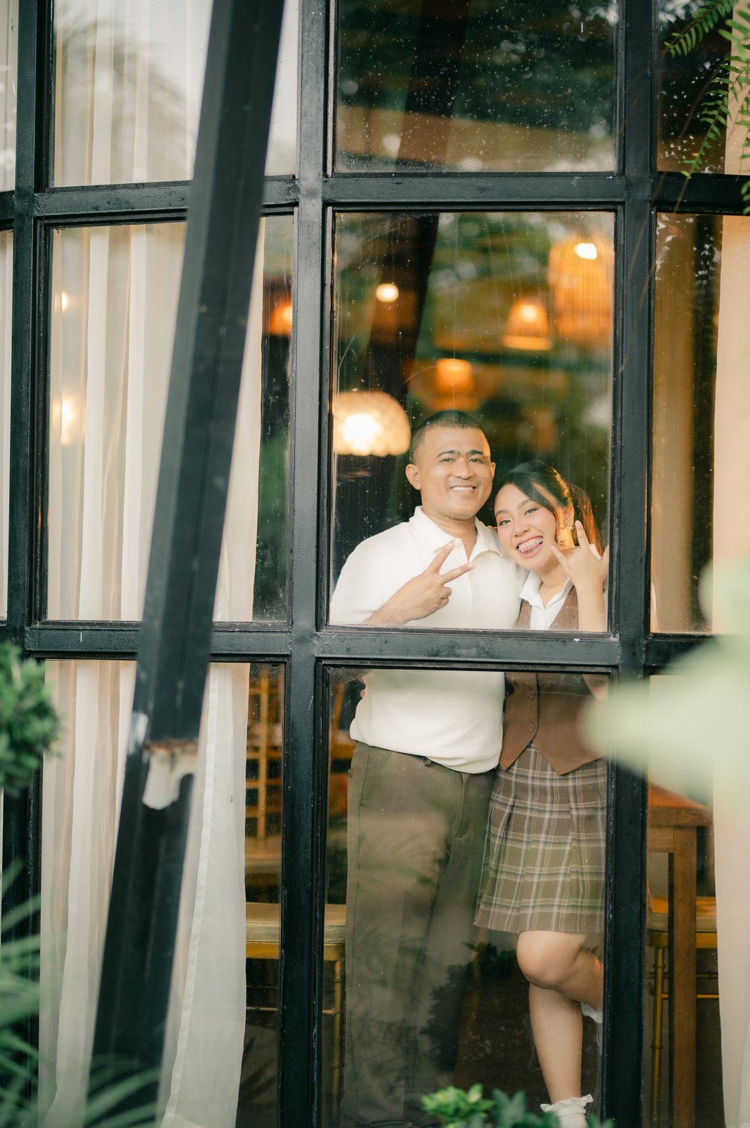 Playful window moment